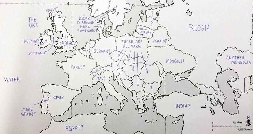Hány európai országot ismer egy átlag amerikai? Itt láthatjuk pontosan.