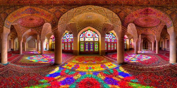 Varázslatos felvételek az iráni mecsetek belsejéről