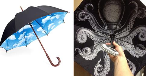 20 nagyszerű esernyő, ami feldobja az esős napokat.