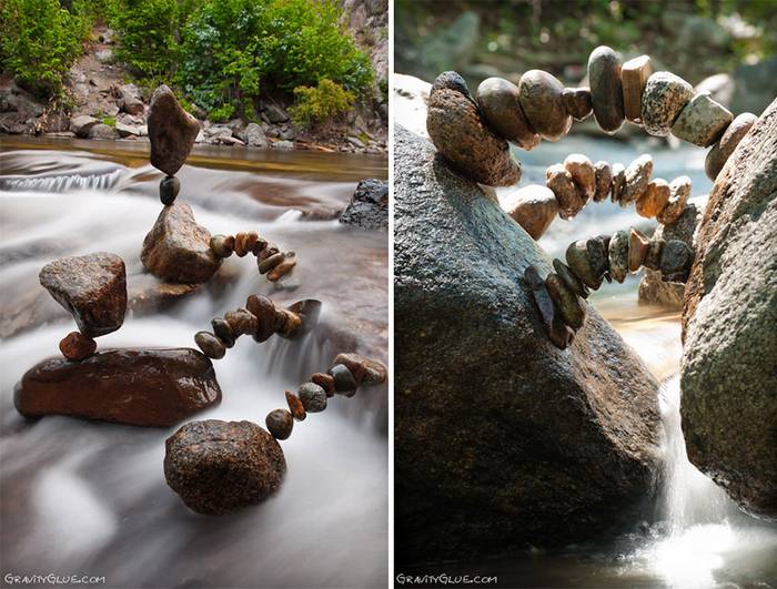 Kövek egyensúlyozásával készíti elképesztő szobrait a tehetséges művész.